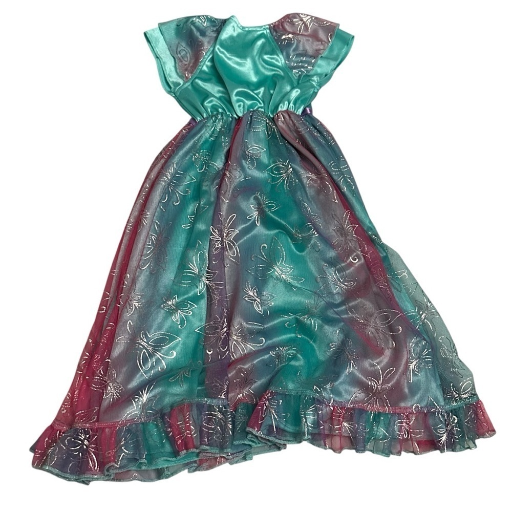 Disney Princess Dress - Teal and Burgundy - Picture 2 of 3